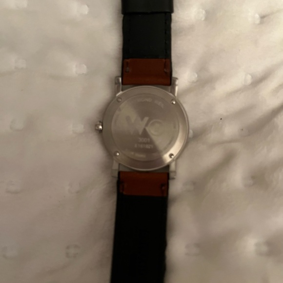 NWT Raymond Weil W1 3000/3001 Swiss Ladies Quartz Below $795 Retail w/Brown Band - Picture 8 of 12